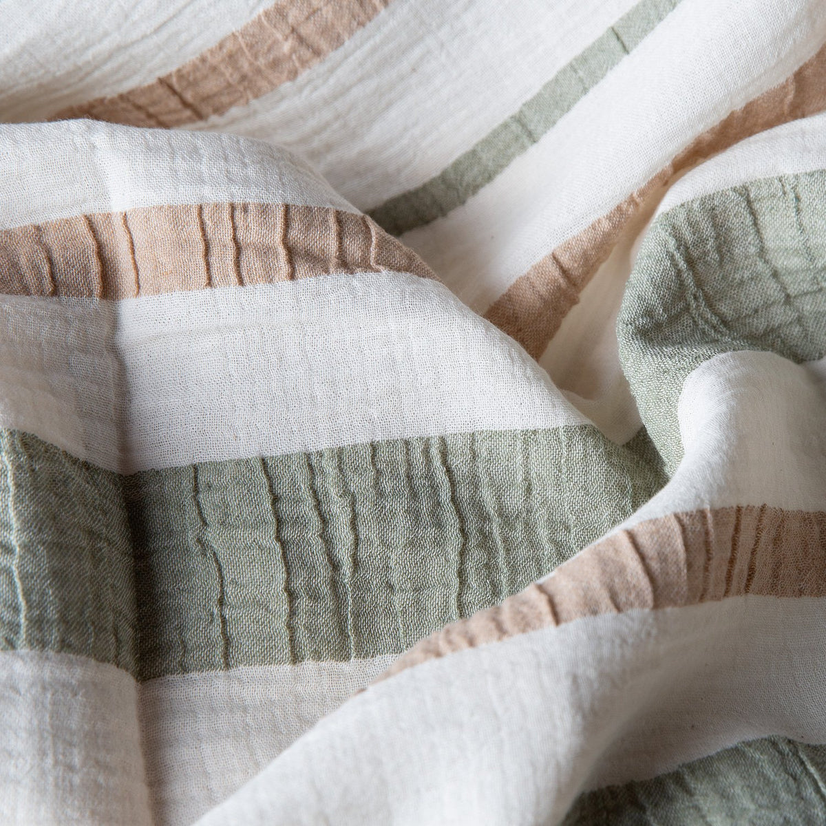 PASTEL STRIPED MUSLIN FABRIC