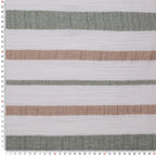 PASTEL STRIPED MUSLIN FABRIC